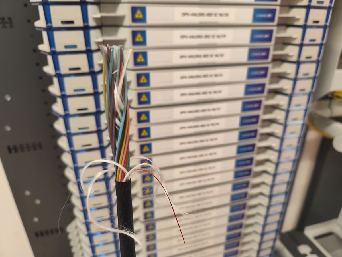 Aufbau von Glasfasernetzen