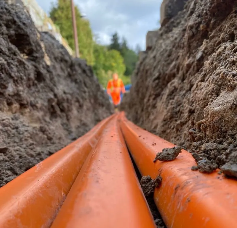 Construction of fiber optic networks